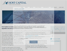 Tablet Screenshot of hostcapital.com